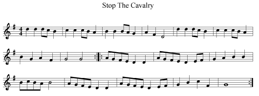 Stop the Cavalry